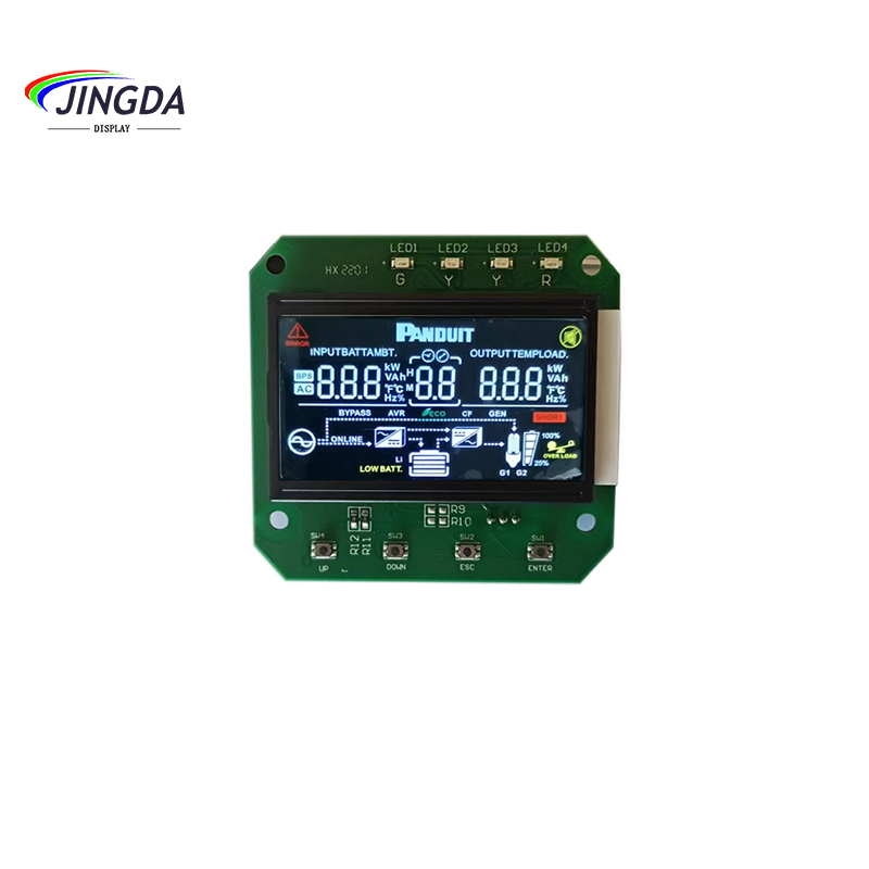 ポジティブ 7 セグメント LCD ディスプレイ LCM モジュール